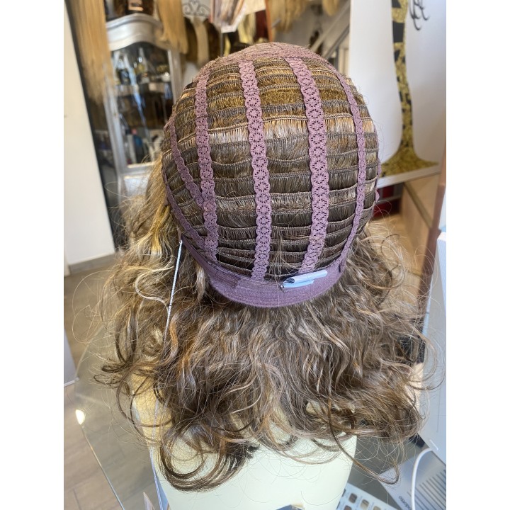 Parrucca sintetica Capelli artificiali capelli lunghi colore biondo