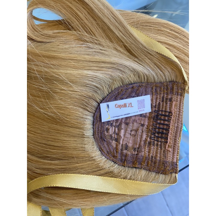 Coda di cavallo, Ponytail capelli veri remy biondi di origine europei