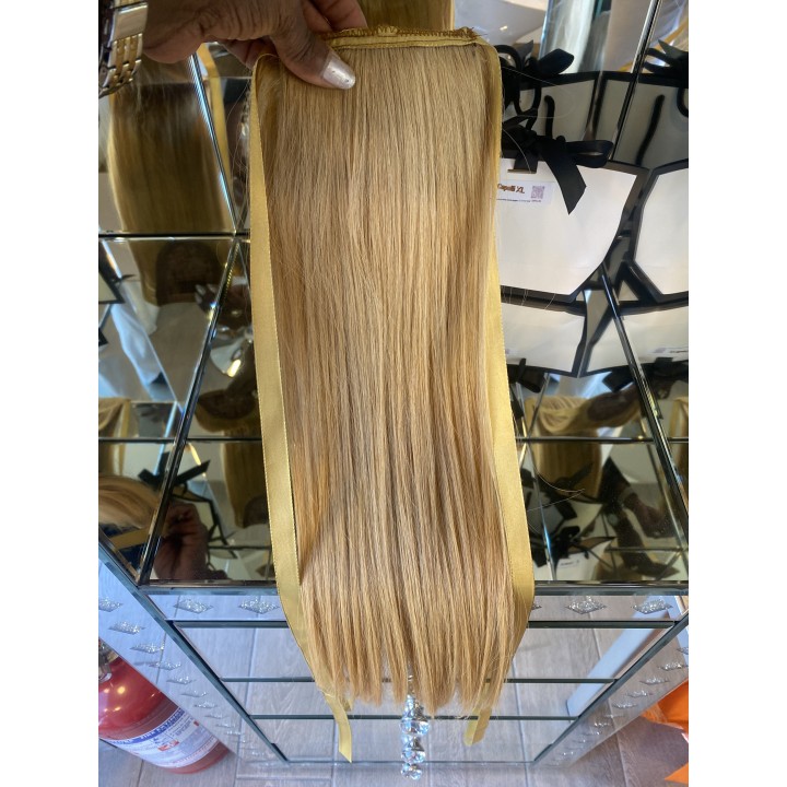 Coda di cavallo, Ponytail capelli veri remy biondi di origine europei
