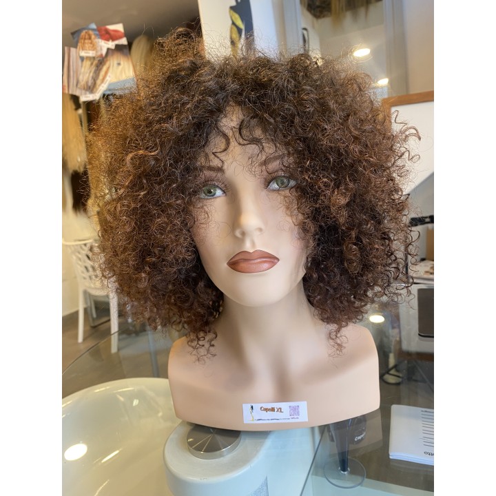 Parrucca di capelli veri Remy ricci brasiliani 100% capelli umani