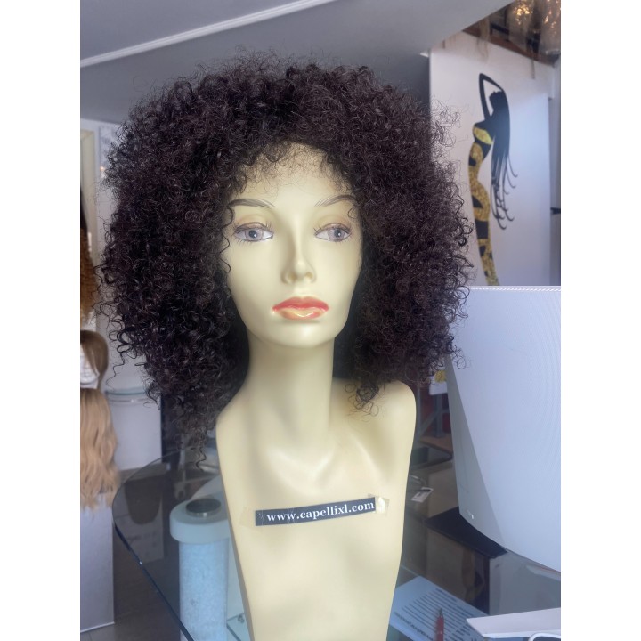 Parrucca di capelli veri remy Brasiliani riccio forte riccio crespo