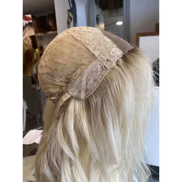 Parrucca 100%  capelli veri remy umani Biondo platino capelli Europei