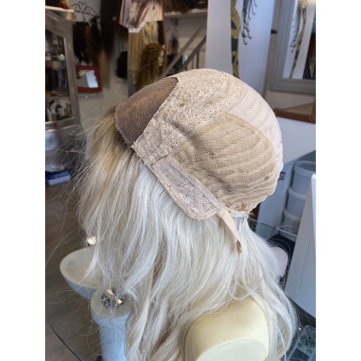 Parrucca 100%  capelli veri remy umani Biondo platino capelli Europei