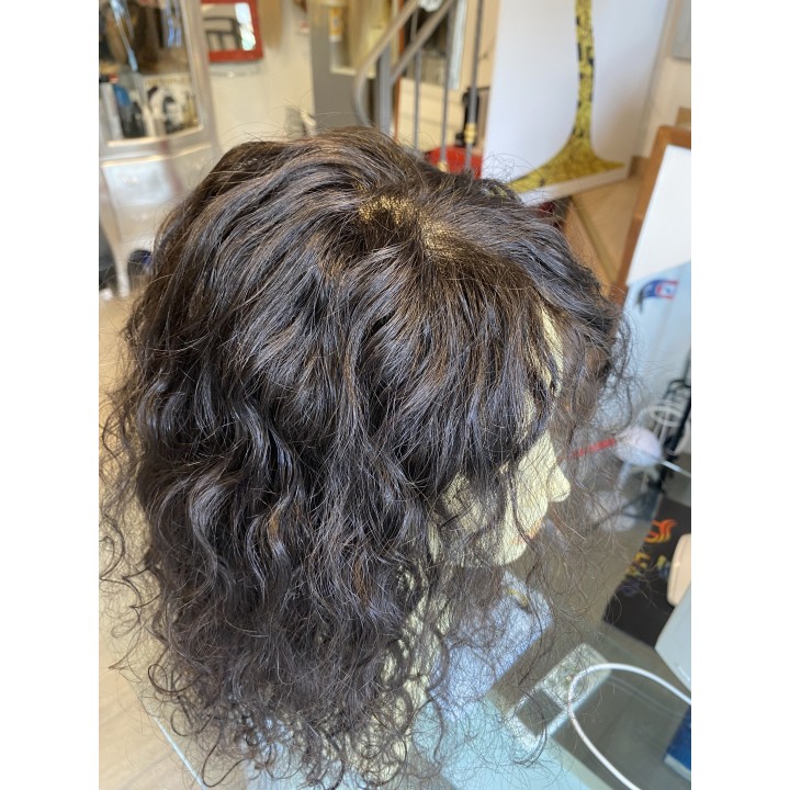 Parrucca Monica - Parrucca Capelli Veri Remy, Liscia, Mossa o Riccia