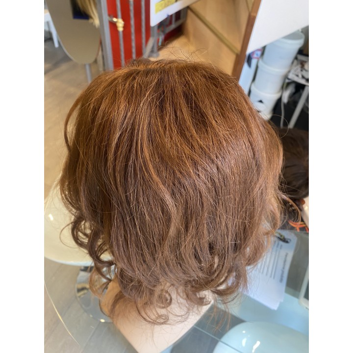 Toupet biondo infoltimento con clip capelli veri remy capelli indiani