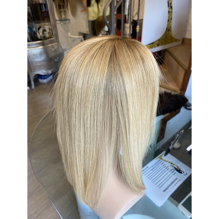 Toupet XL  con clip capelli veri remy  Europei calotta di 15cm x 18cm
