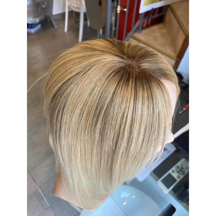 Toupet XL  con clip capelli veri remy  Europei calotta di 15cm x 18cm