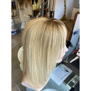 Toupet XL  con clip capelli veri remy  Europei calotta di 15cm x 18cm