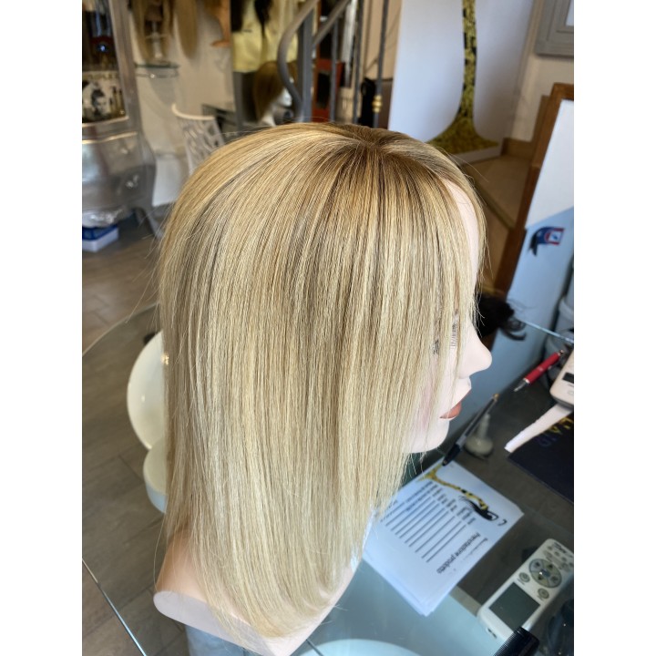 Toupet XL  con clip capelli veri remy  Europei calotta di 15cm x 18cm