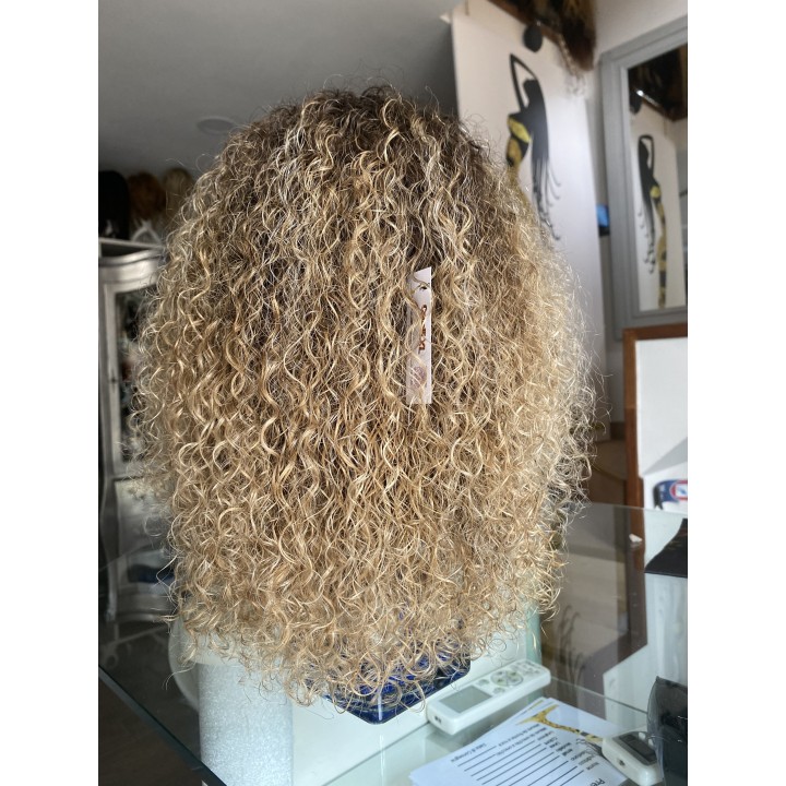 Parrucca di capelli veri Remy ricci brasiliani 100% capelli umani