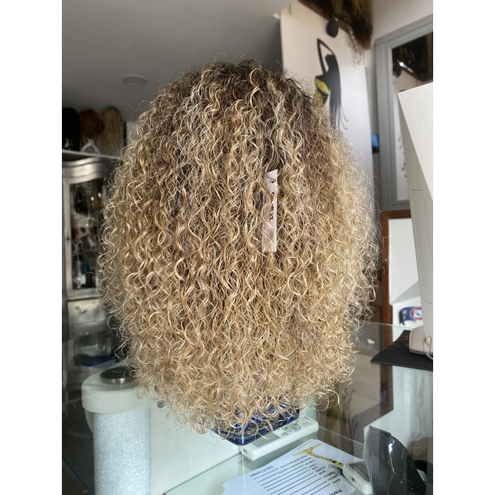 Parrucca di capelli veri Remy ricci brasiliani 100% capelli umani