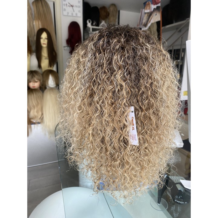 Parrucca di capelli veri Remy ricci brasiliani 100% capelli umani