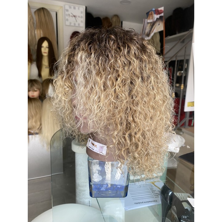 Parrucca di capelli veri Remy ricci brasiliani 100% capelli umani