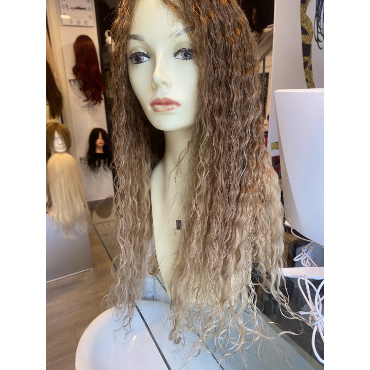 Parrucca di capelli veri Remy vergini Front lace integrazione frontale