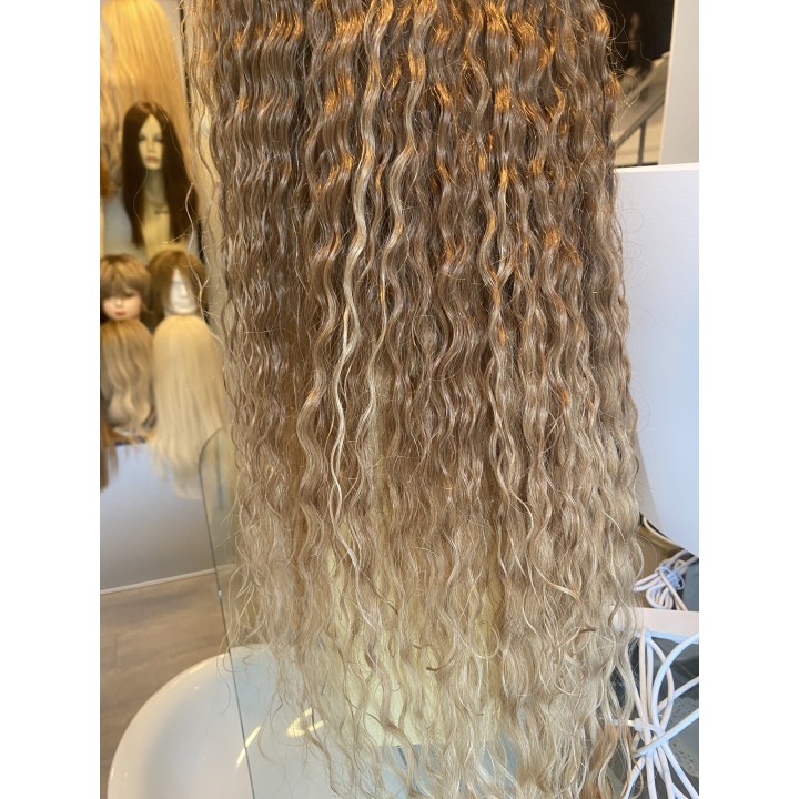 Parrucca di capelli veri Remy vergini Front lace integrazione frontale