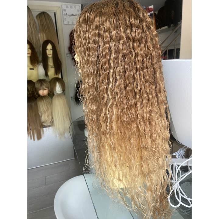 Parrucca di capelli veri Remy vergini Front lace integrazione frontale