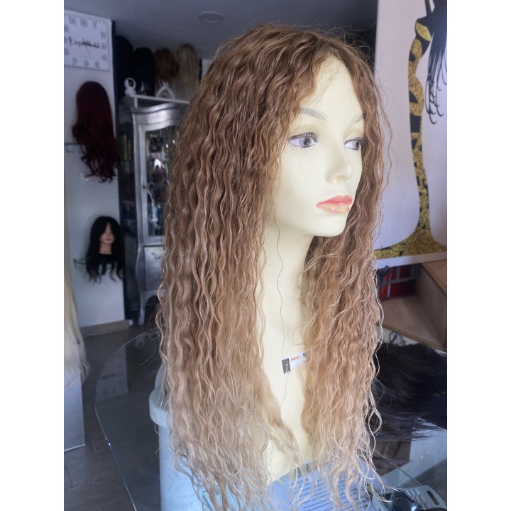 Parrucca di capelli veri Remy vergini Front lace integrazione frontale