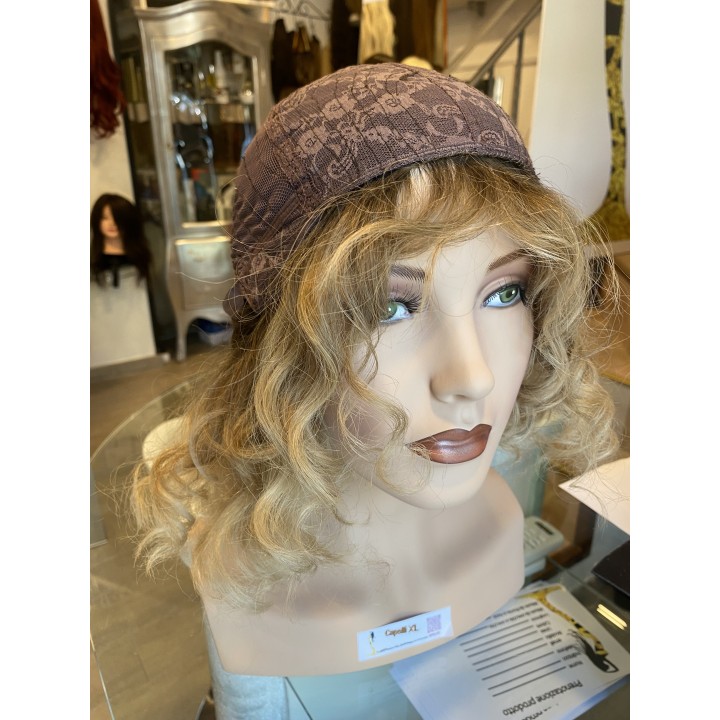 Parrucca Lourdes - Parrucca Capelli Veri Remy Ricci Balayage Biondo
