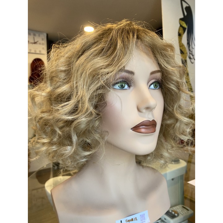 Parrucca Lourdes - Parrucca Capelli Veri Remy Ricci Balayage Biondo