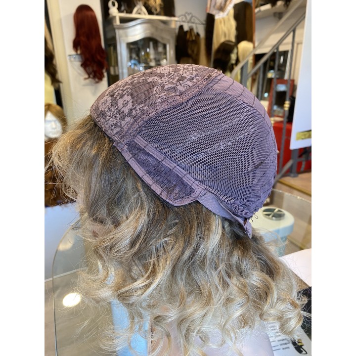 Parrucca Lourdes - Parrucca Capelli Veri Remy Ricci Balayage Biondo