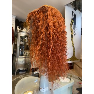 Parrucca di capelli veri Remy ricci brasiliani 100% capelli umani