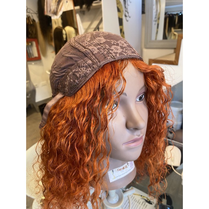 Parrucca di capelli veri Remy ricci brasiliani 100% capelli umani