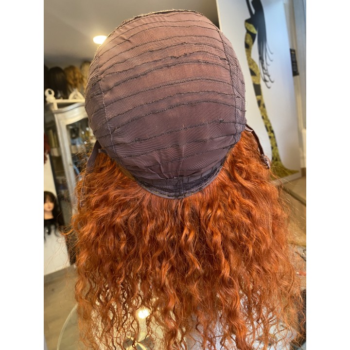 Parrucca di capelli veri Remy ricci brasiliani 100% capelli umani