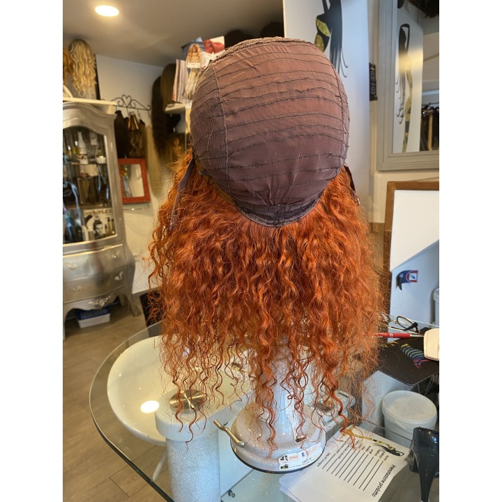 Parrucca di capelli veri Remy ricci brasiliani 100% capelli umani