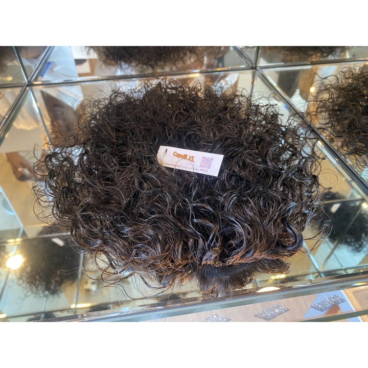 Toupet Closure con clip capelli veri remy varie lunghezze e colori