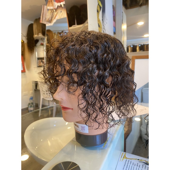 Toupet Closure con clip capelli veri remy varie lunghezze e colori