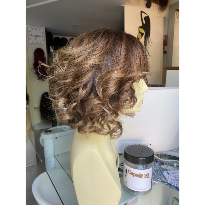 Parrucca Capelli veri remy europei colore biondo chiaro taglio corto