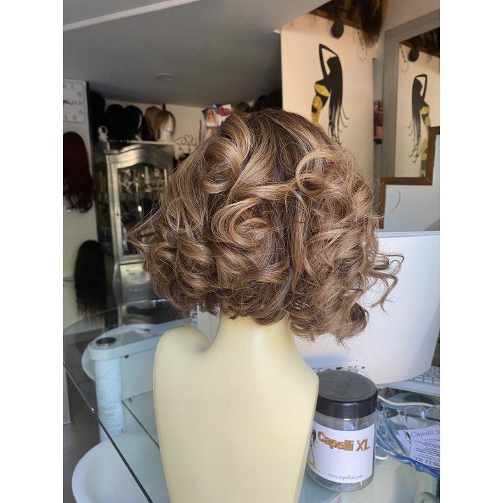 Parrucca Capelli veri remy europei colore biondo chiaro taglio corto