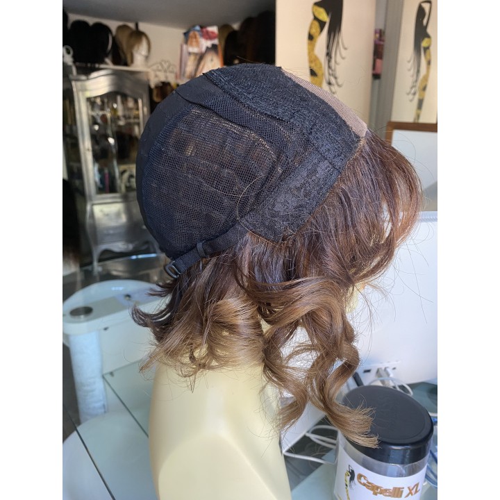 Parrucca Capelli veri remy europei colore biondo chiaro taglio corto