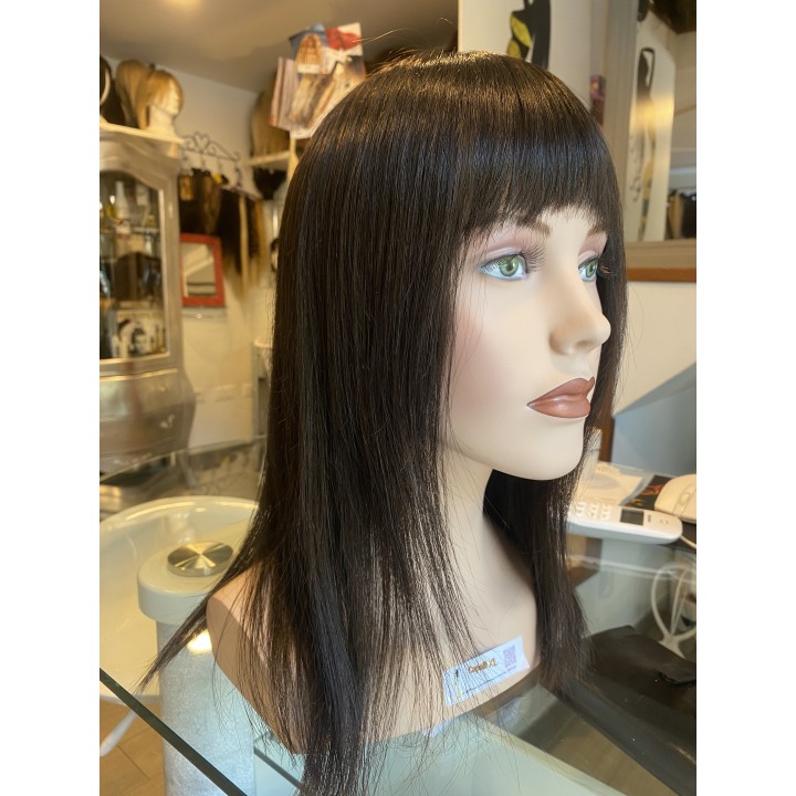 Toupet Calotta con Frangia Remy Veri | Capelli XL