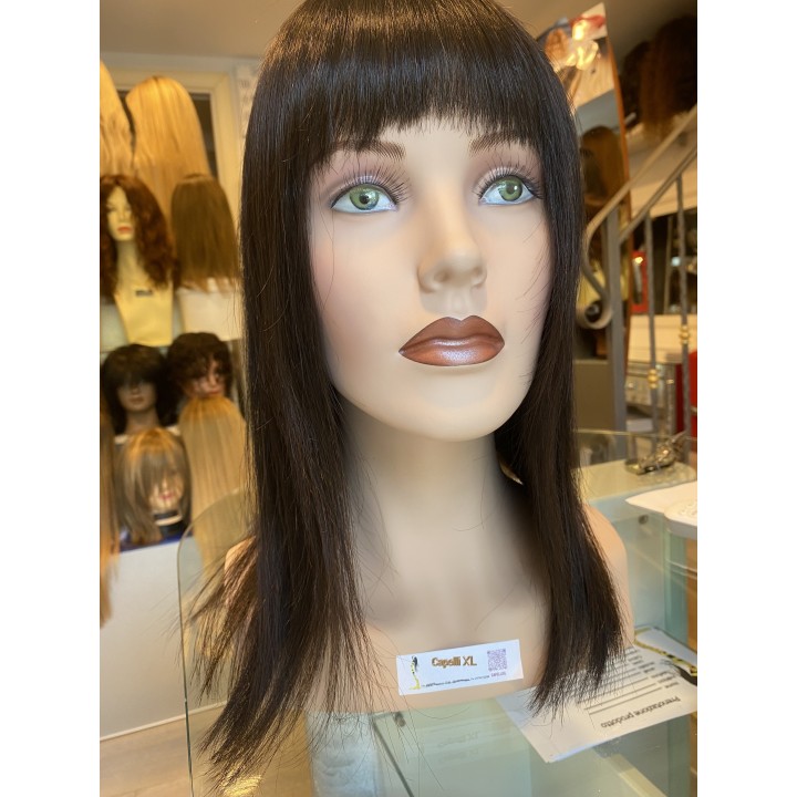 Toupet Calotta con Frangia Remy Veri | Capelli XL