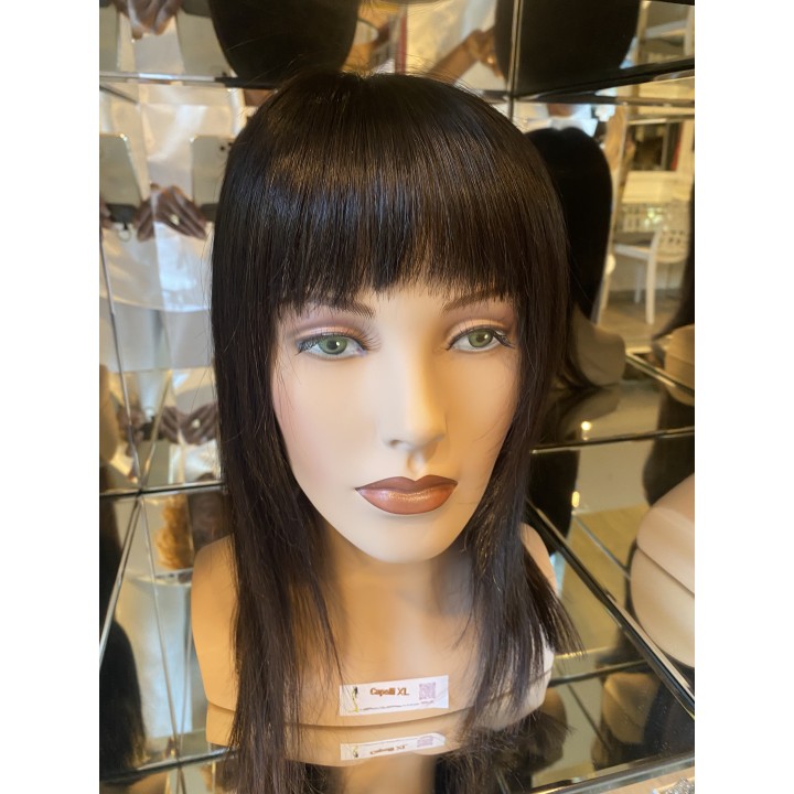 Toupet Calotta con Frangia Remy Veri | Capelli XL