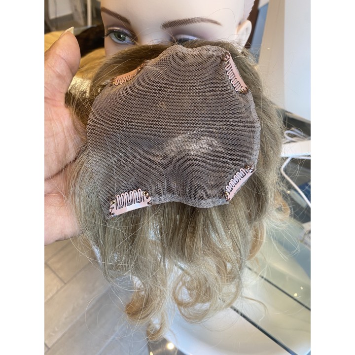 Toupet, Chiusura con clip Capelli veri remy  Colore sfumato