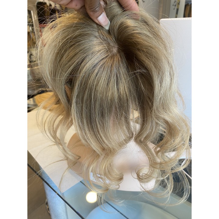 Toupet, Chiusura con clip Capelli veri remy  Colore sfumato