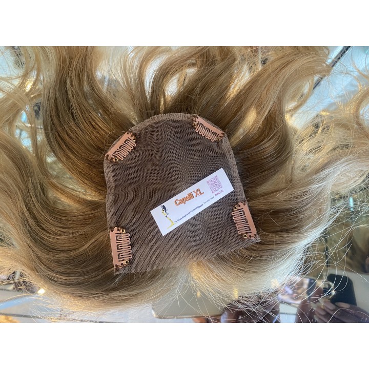 Toupet, Chiusura con clip Capelli veri remy  Colore sfumato