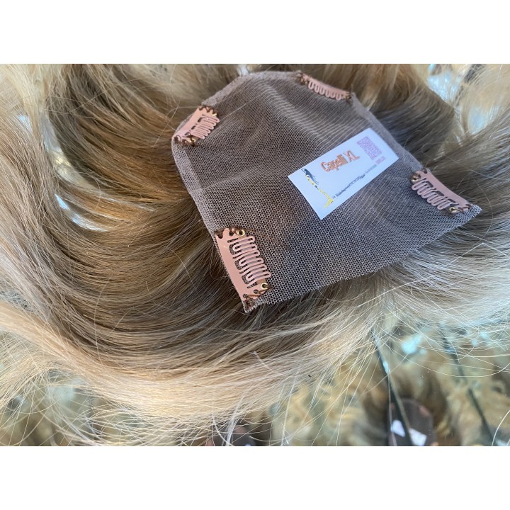 Toupet, Chiusura con clip Capelli veri remy  Colore sfumato