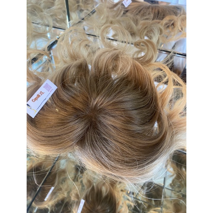 Toupet, Chiusura con clip Capelli veri remy  Colore sfumato