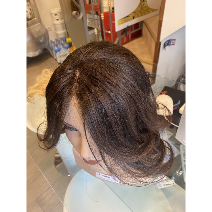 Toupet Closure con clip capelli veri remy varie lunghezze e colori