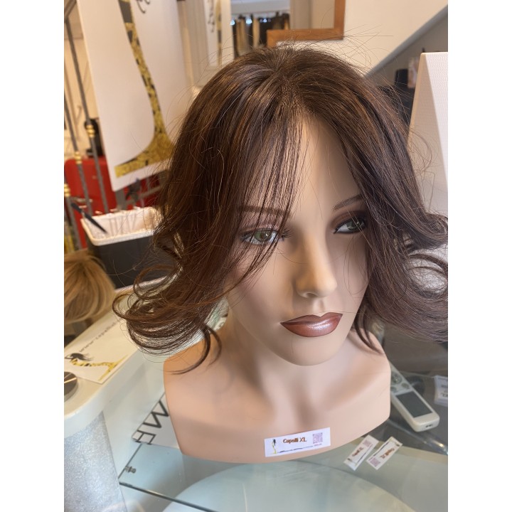 Toupet Closure con clip capelli veri remy varie lunghezze e colori