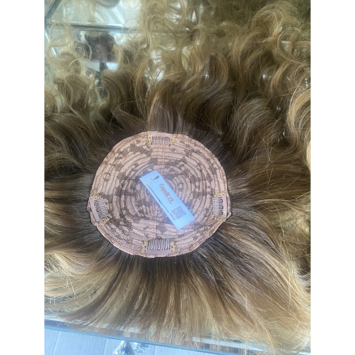 Toupet Frangia Balayage Platino Cenere Remy Europei | Capelli XL