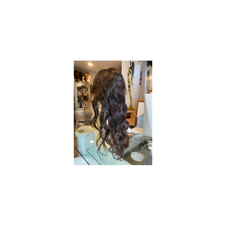 Parrucca liscia Remy - Capelli veri, densità 180%, calotta regolabile