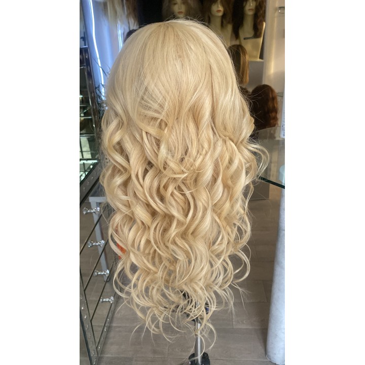 Parrucca in Capelli Veri Remy - brasiliani lunghissima Biondo Dorato