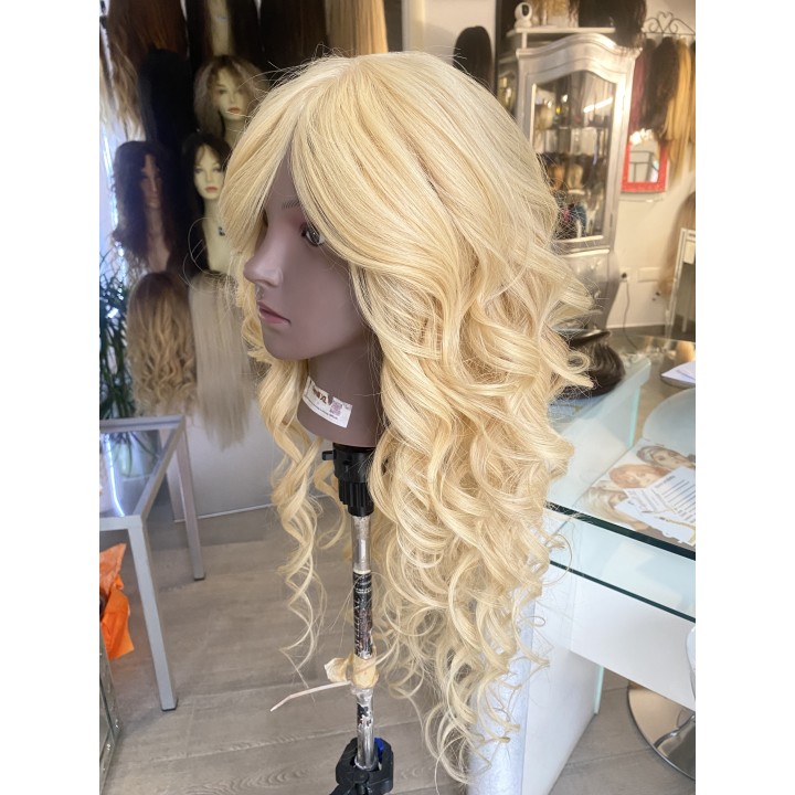 Parrucca in Capelli Veri Remy - brasiliani lunghissima Biondo Dorato