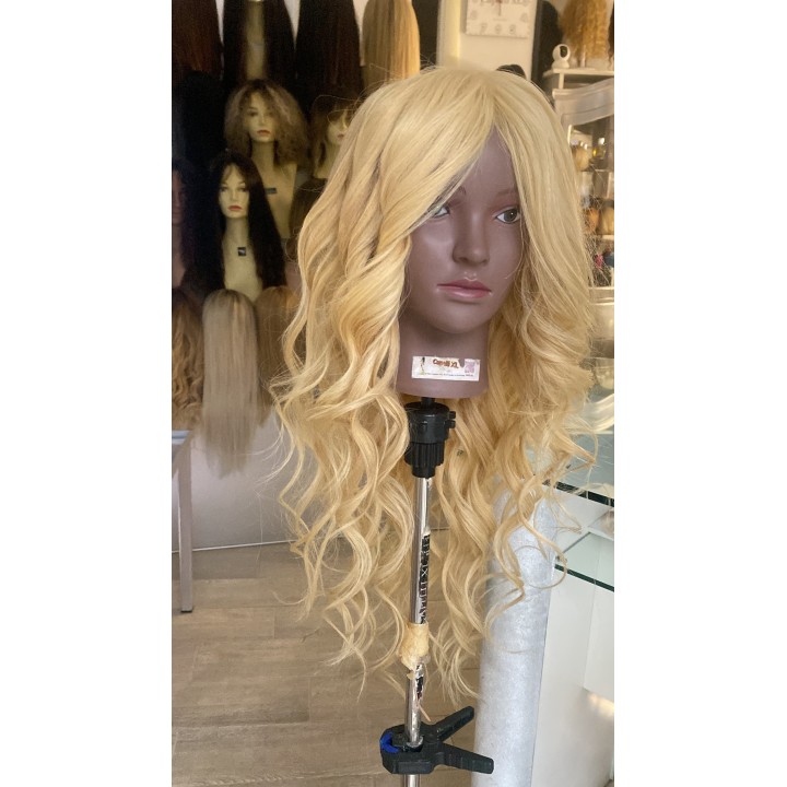 Parrucca in Capelli Veri Remy - brasiliani lunghissima Biondo Dorato