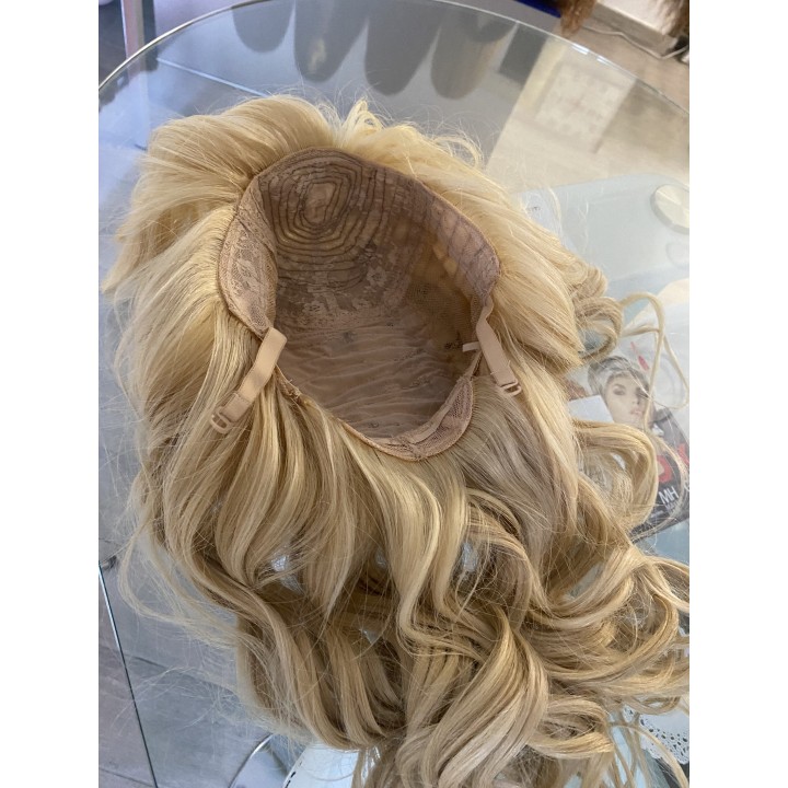 Parrucca in Capelli Veri Remy - brasiliani lunghissima Biondo Dorato