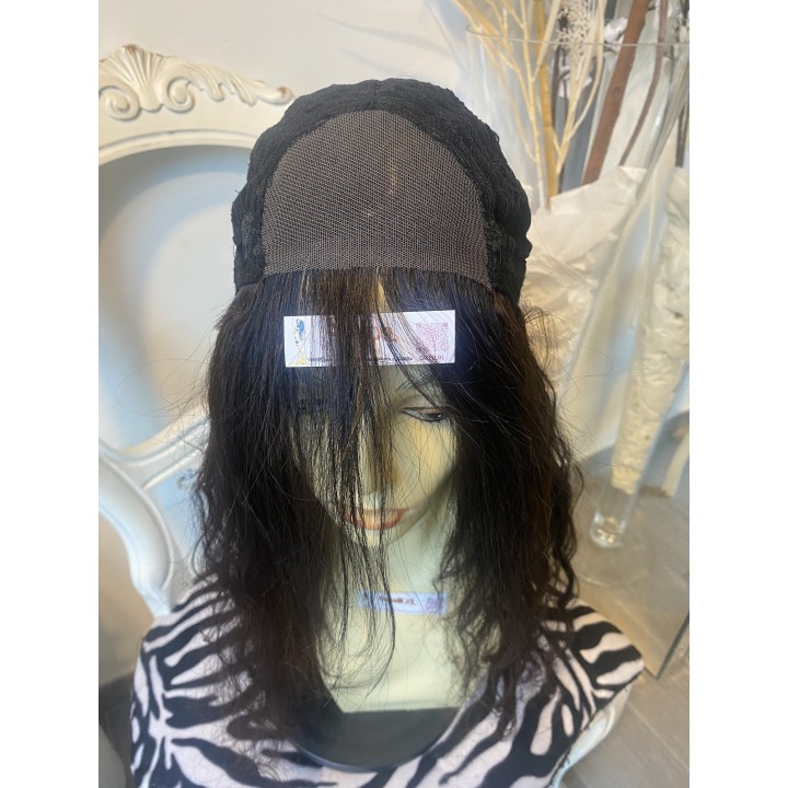 Parrucca di capelli veri Remy ricci brasiliani 100% capelli umani